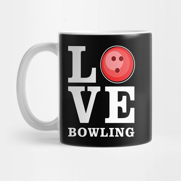 Love Bowling by DesignWood-Sport